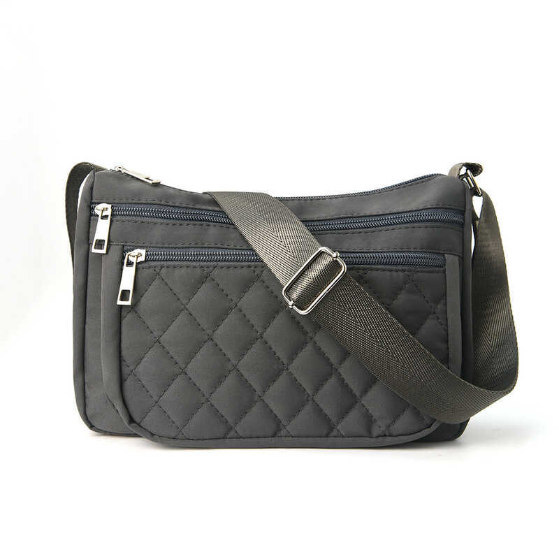 Feihong กระเป๋าメッセンジャーバッグ ออกแบบปักคริสตัล ทรงกว้างสำหรับพกพา