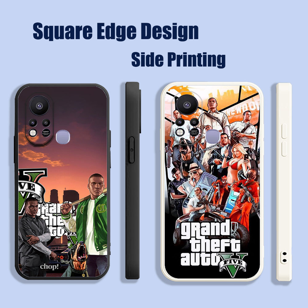 ปลอกสําหรับ Huawei Nova 3i 7i 8i 5T Y9S Grand Theft Auto V เกม BOK04 เคสโทรศัพท์ขอบสี่เหลี่ยม