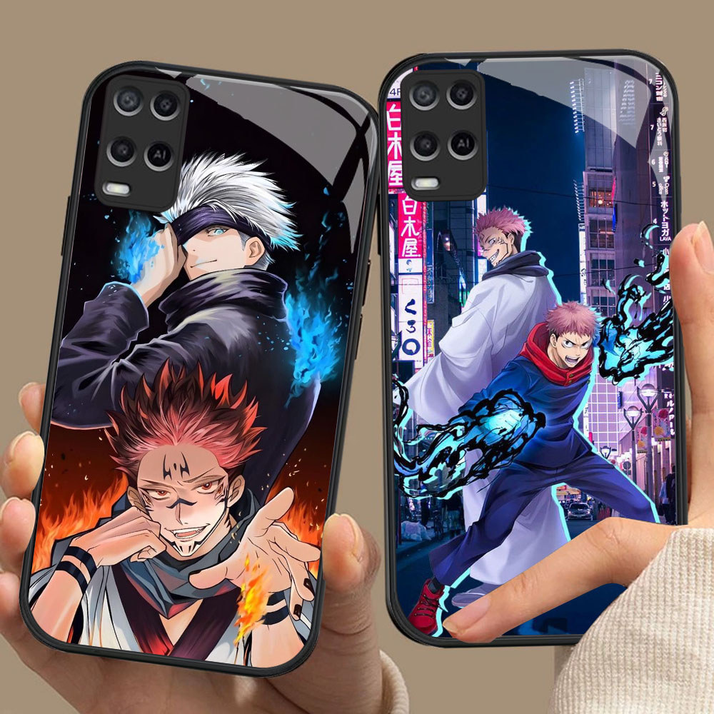 CK-66 Jujutsu Kaisen อะนิเมะ HD แก้วปลอกสําหรับ OPPO A54 A55 Reno Narzo 7 8 8i 9 50 Pro