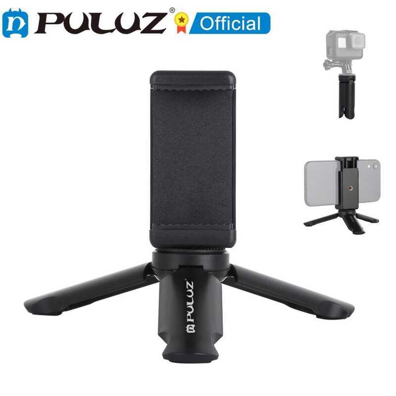 PULUZ ขาตั้งกล้องพลาสติกขนาดเล็ก Universal Phone Clamp Bracket, สําหรับ Galaxy/ Hwei/ / HTC/ Google 
