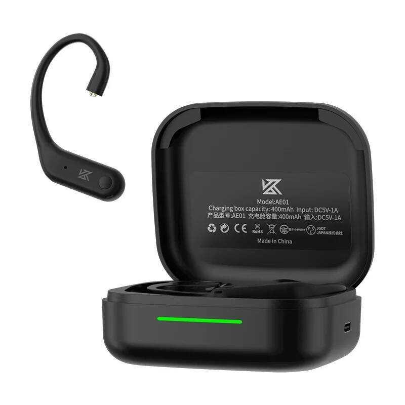KZ AE01 อัพเกรดสายบลูทูธ 5.4 HIFI Wireless Ear Hook พร้อมเคสชาร์จสําหรับ DQ6 ZSX ZVX EDXPRO DQS