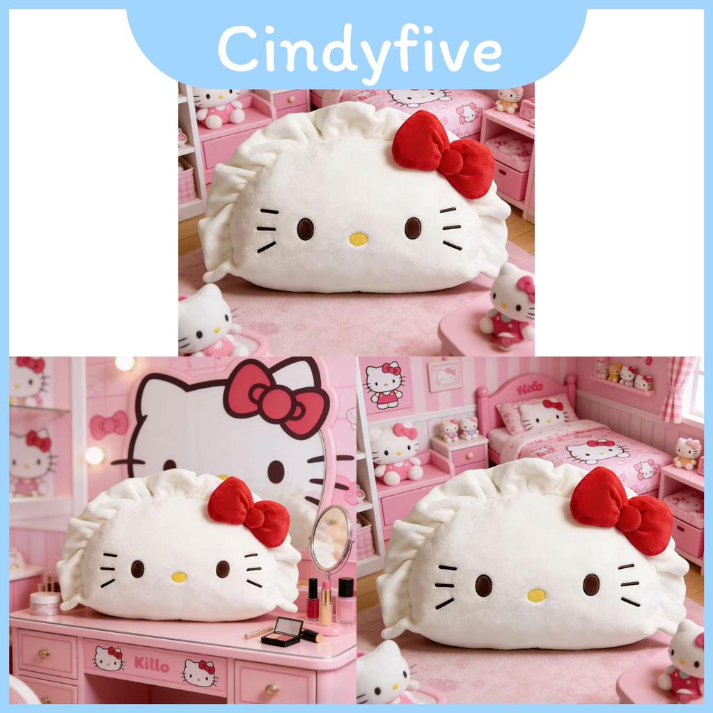 Kt Cat Dumpling Soft Plush Support Pillow สําหรับอ่านหนังสือและผ่อนคลาย