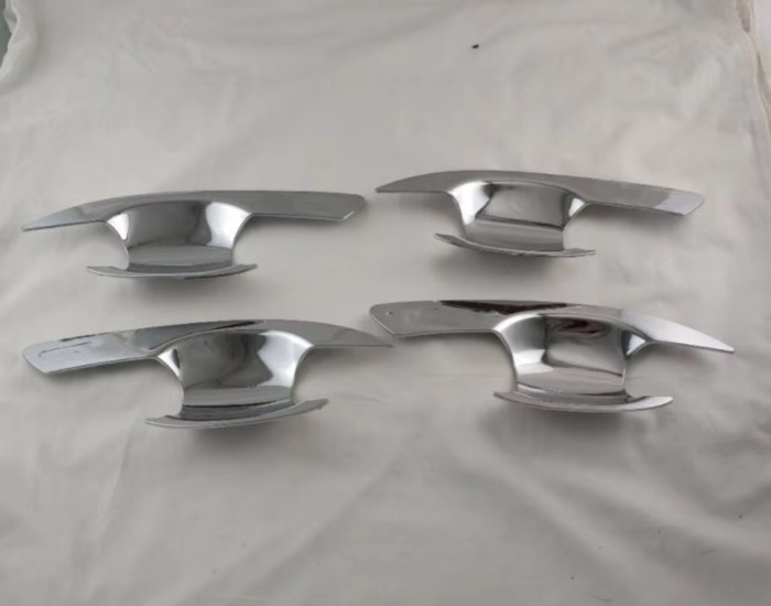 plated DOOR HANDLE COVER  Door Handle Bowl  For Mitsubishi Xpander 2017 Handle Auto Door waist line