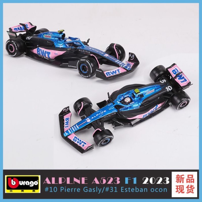 BWT Alpha Fleet ALPLNE F1 รถแข่งจําลองรถโลหะผสมรุ่น