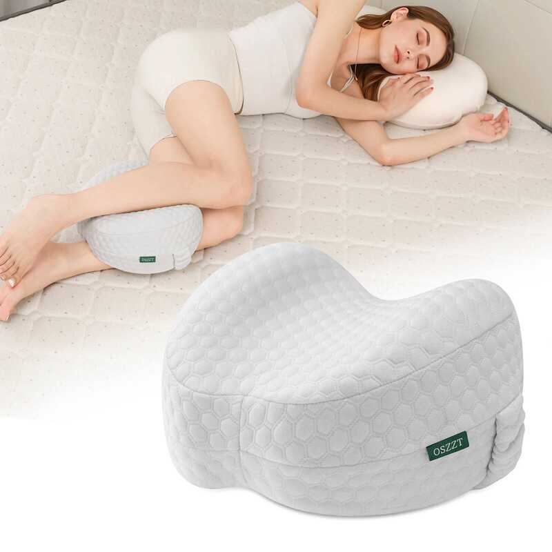 C Side Sleeper Leg Pillow, Memory Foam Knee Port Cushion For Bed, Ergonomic Comfort Sleep Pillow