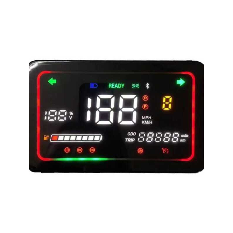 DJI ~ Electric Vehicle Instrument Small Monkey LED Display 72v 84v 96v Modification Lithium Battery 