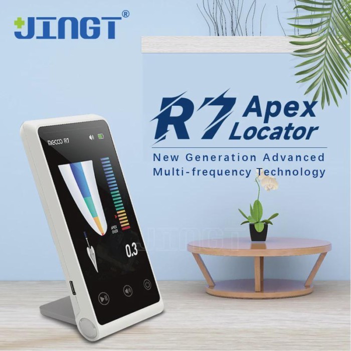 Jingt R7 Endo Root Canal Apex Locator Dental Endodontic Mini 3.5 Inch Intelligent Precise Root Cana