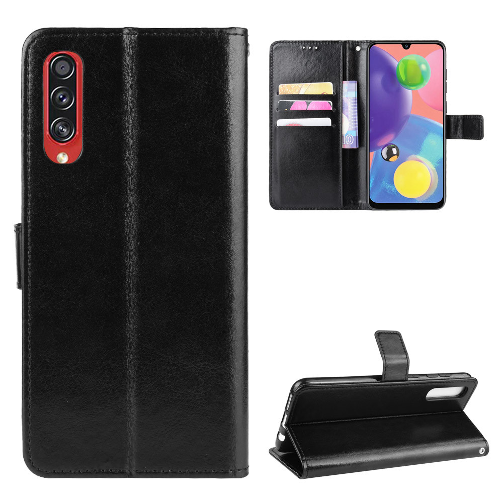 กระเป๋าสตางค์หนังสําหรับ Samsung Galaxy A90 5G A91 A80 A81 A82 Samsung Quantum 2 A9 2018 Flip Card S