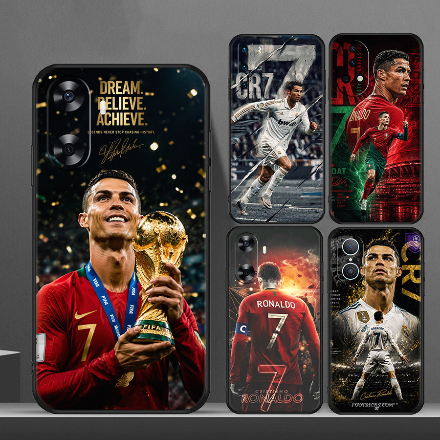 สําหรับ Huawei Nova 2i 2 Lite 3 3i 4E 5i 5T 7 10 SE 8i Y61 Cristiano Ronaldo 8Y14 นุ่มสีดํา TPU เคสโ