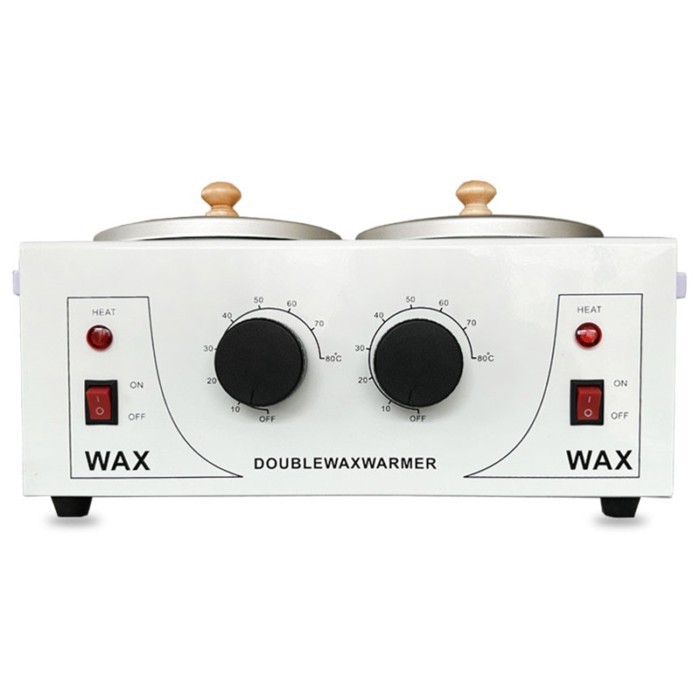 Adjustable Temperature Control Dual Furnace Wax Melting Machine Beauty Beeswax Hot Wax Machine Hair