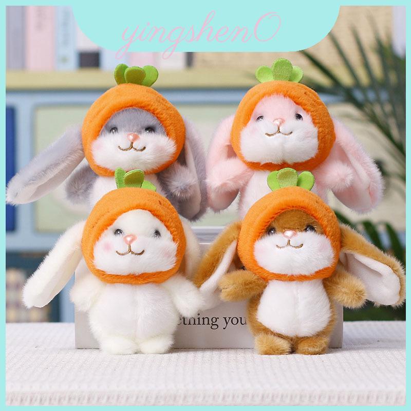 Rabbit Charm Soft พร้อมผ้าฝ้าย Pp สําหรับเด็กของขวัญพวงกุญแจและอุปกรณ์เสริม