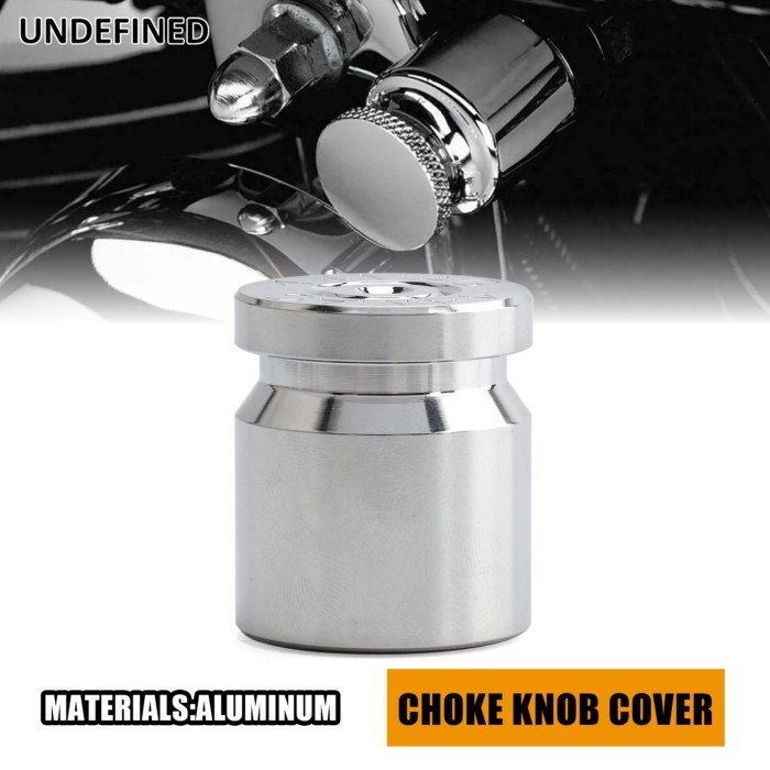 Chrome SM Choke Knob Cover For Harley Sportster XL Big Twin Softail Dyna FXR Touring Electra Glide