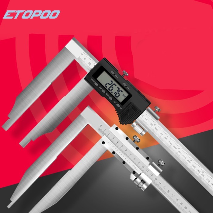 300mm Long Jaw Digital Caliper Heavy Duty Digital Vernier Caliper 0-300mm With Long Jaw 150mm Long