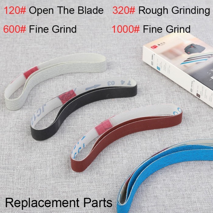 TAIDEA TG2109 4Color Knife Sharpener Sanding Belt Electric Grit 120/320/600/1000# TG2002 Accessorie