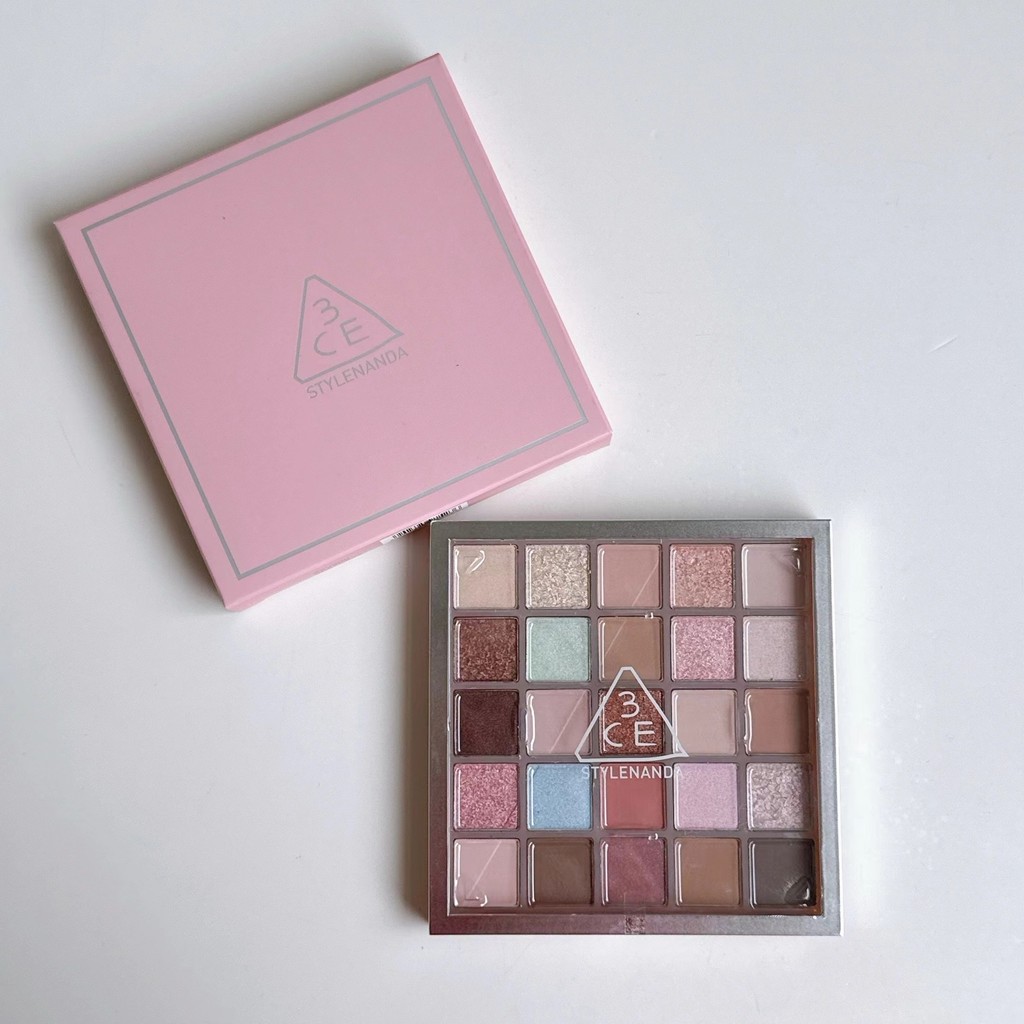 ยิงจริง❤ หนึ่งต่อหนึ่ง/65 3CE25 Color Lakeside Light Color Eyeshadow Palette d6f