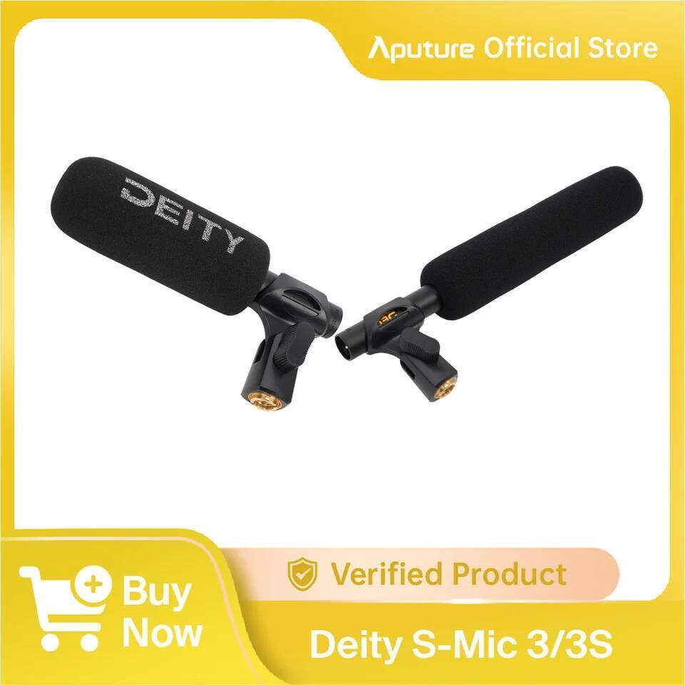 Deity S-Mic 3/3S Professional Supercardioid ไมโครโฟนแขวน Low-Noise Condenser Directional Shotgun Mic