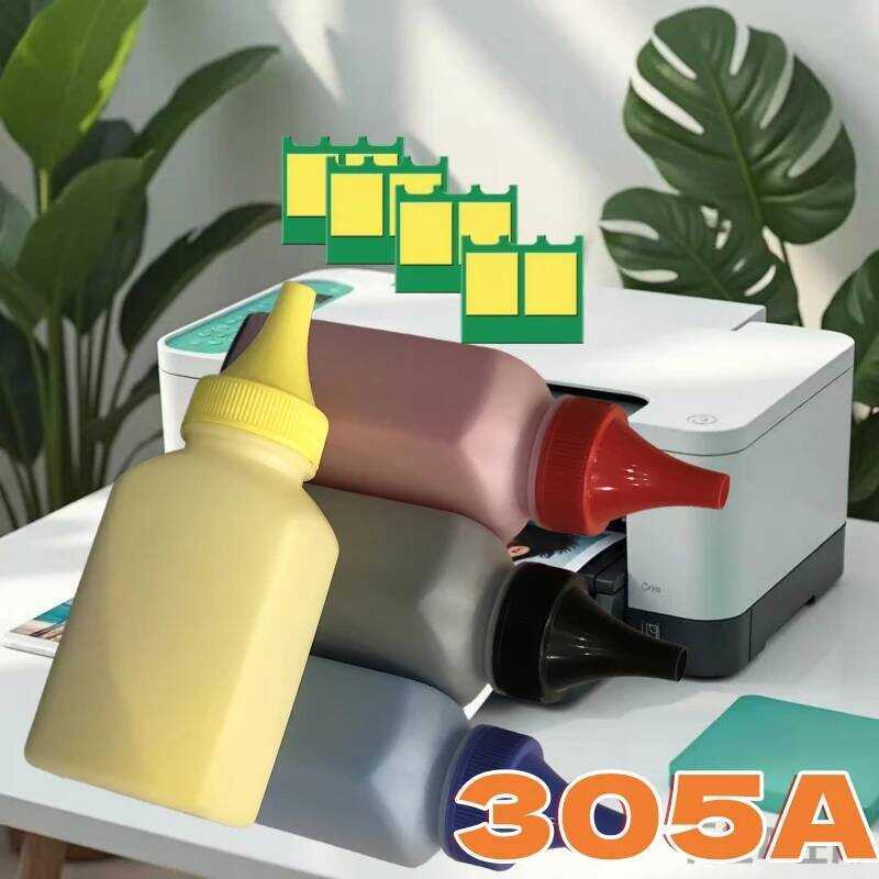 ตลับหมึกผงเข้ากันได้สําหรับสี 300 M351 M375nw 400 M451nw M451 MFP M475 CE410A CE411A CE412A CE413A 4