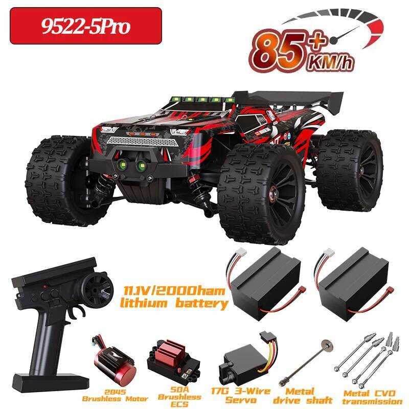 9522PRO 85 กม./ชม.RC Brushless ขับเคลื่อนสี่ล้อ Off-road Drift 1:16 Professional Racing รถ 9522 50 ก