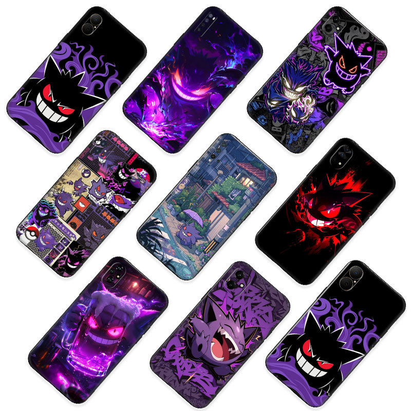 Gengar Pokémon อะนิเมะ ^ W7 สําหรับ Huawei Nova 2i 2 Lite 3 3i 4E 5i 5T 7 SE 8i Y61 10 ความเข้ากันได