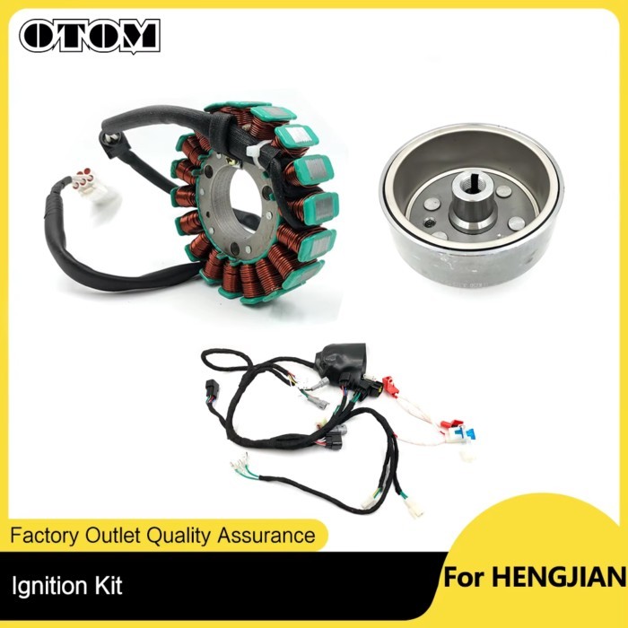 OTOM For YAMAHA MT250 TSE250 HJ250H 2-Stroke Coil Harness Ignition System Set Complete Electrics Ap