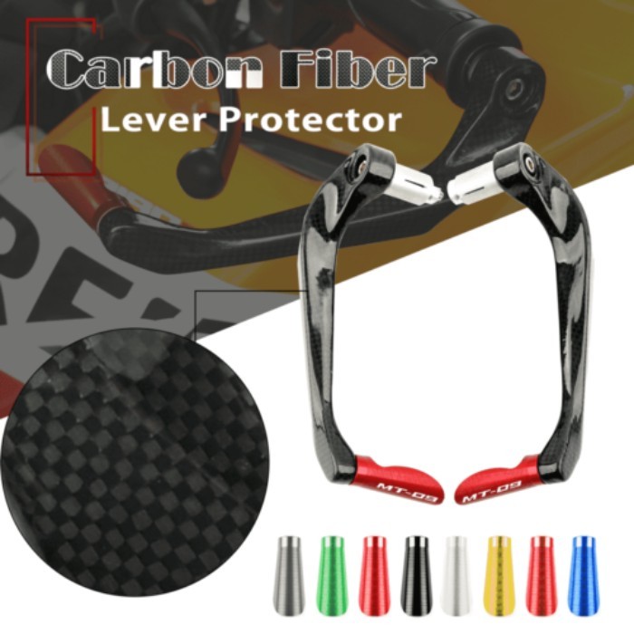 Real Carbon Fiber Motorcycle Brake Clutch Lever Guard Protectors for KAWASAKI Z 1000 Z1000 Z1000SX