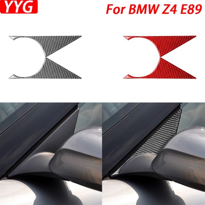 For BMW Z4 E89 2009-2016 Carbon Fiber Glass Window Both Sides A-pillar Column Panel Decorative Cove