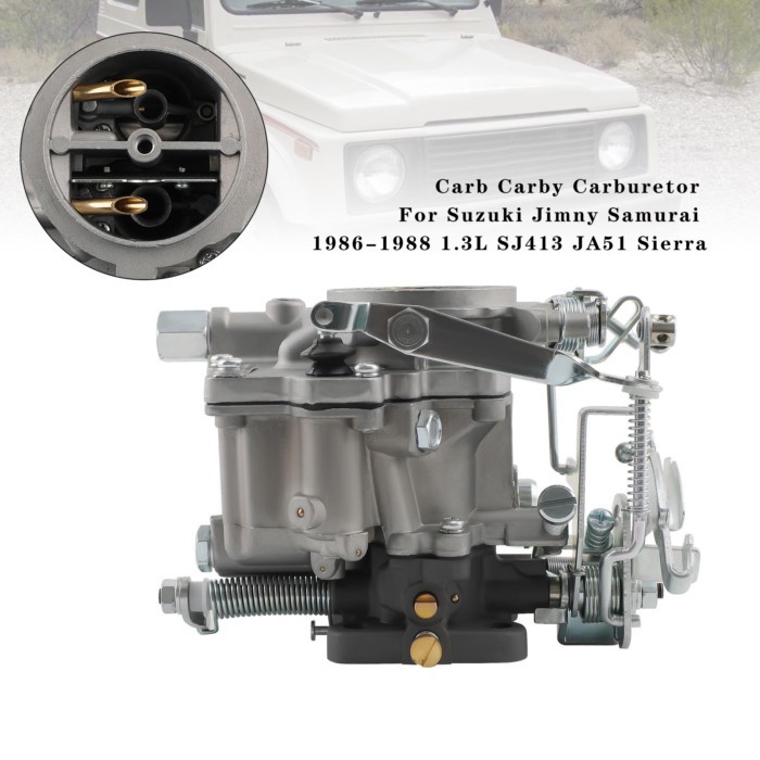 Areyourshop Carb Carby Carburetor for Suzuki Jimny Samurai 1986-1988 1.3L SJ413 JA51 Sierra