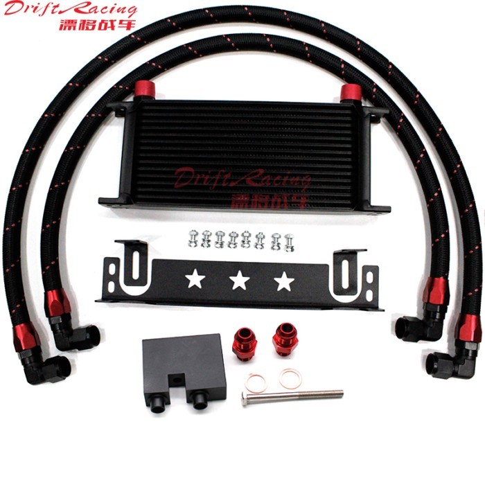 16 Row AN10 Oil cooler w/Bracket  Hose Kit For BMW 3 Series N54 Engine 135 135i E82 335 335i E90 E9