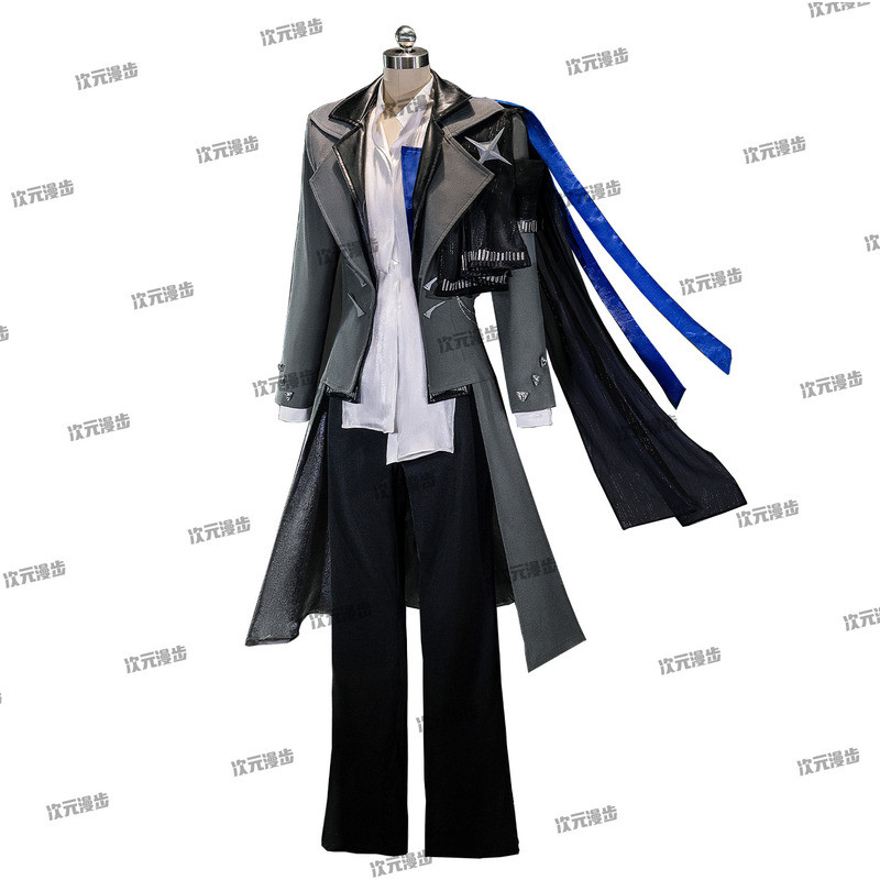 พรุ่งนี้ Ark Rin Yuyin สีเทา Duxingke 26-Tone Rhythm cos เสื้อผ้าสองมิติ cospy เสื้อผ้า