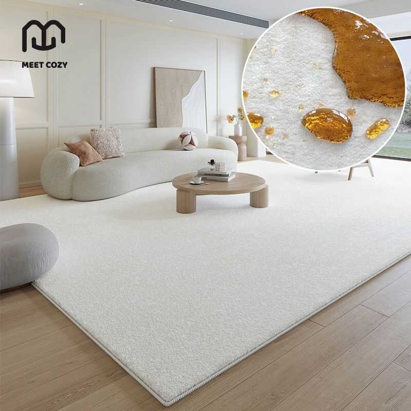 Cozy Meet Room Floor Soft Fur Carpet, Waterproof # 1 Dn-Mia Carpet,  #