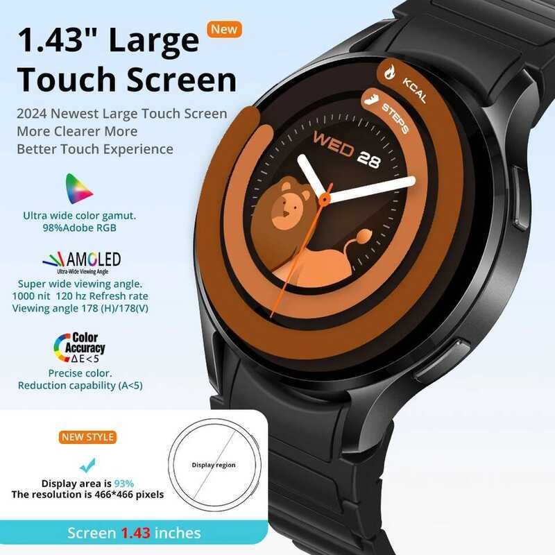 COLMI I28 Ultra AI สมาร์ทวอทช์ หน้าจอ Amoled, Da-Gpt ในตัว, ฟังก์ชันการละหมาดสำหรับชาวมุสลิม, นาฬิกา