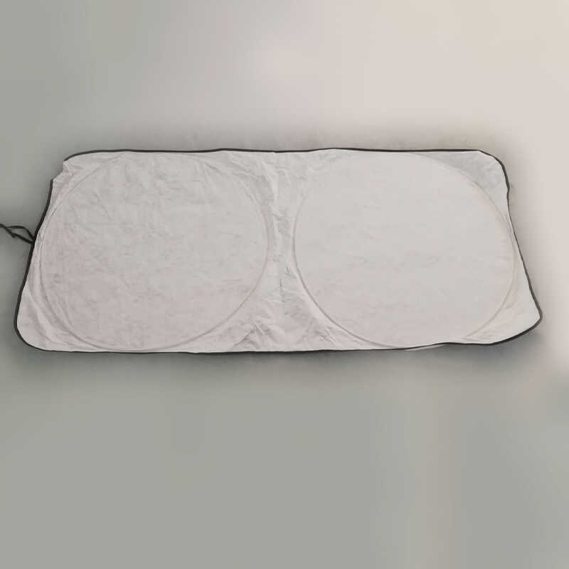 Sunshield Car Front โลโก้พิมพ์ได้ Dupont Car Sunshield การพิมพ์สี Tyvek Dupont Double Circle Sunshie
