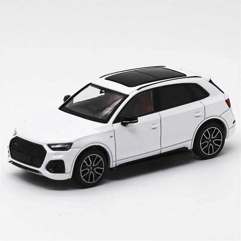 * JKM 1:64 Q5l Black White Red Blue / LS 400 Gold White Black Diecast Model Car