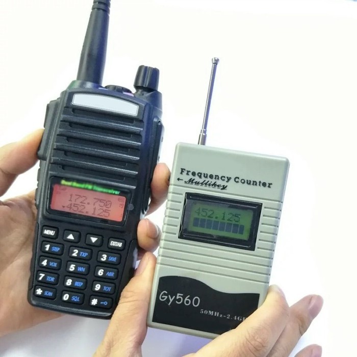 Portable GY560 Handheld Frequency Meter Walkie-Talkie Frequency Measurement Tool Suitable For Two-W