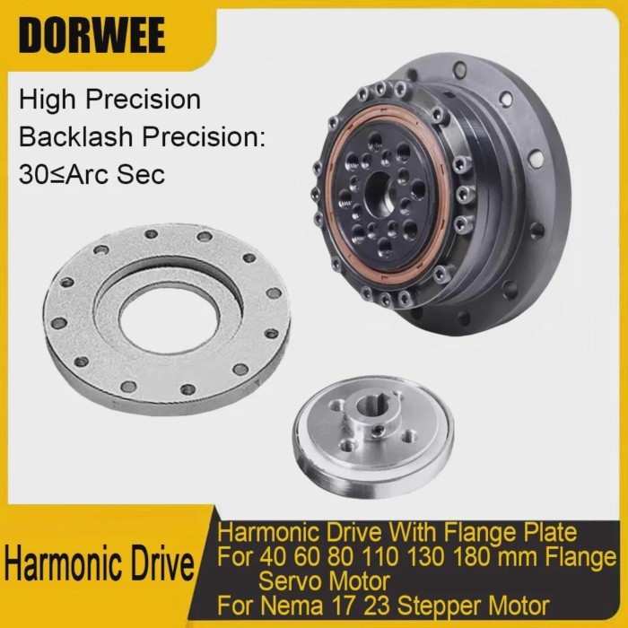 Harmonic Drive With Flange Plate Cup Type Harmonic Reducer Humanoid Robot Arm For Nema17 23 Step 40