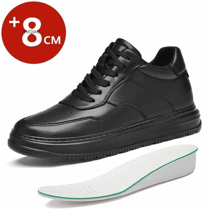 Height Increasing Elevator Shoes Men Woman Breathable Height Increase Shoes 8Cm Man Sneakers Sport