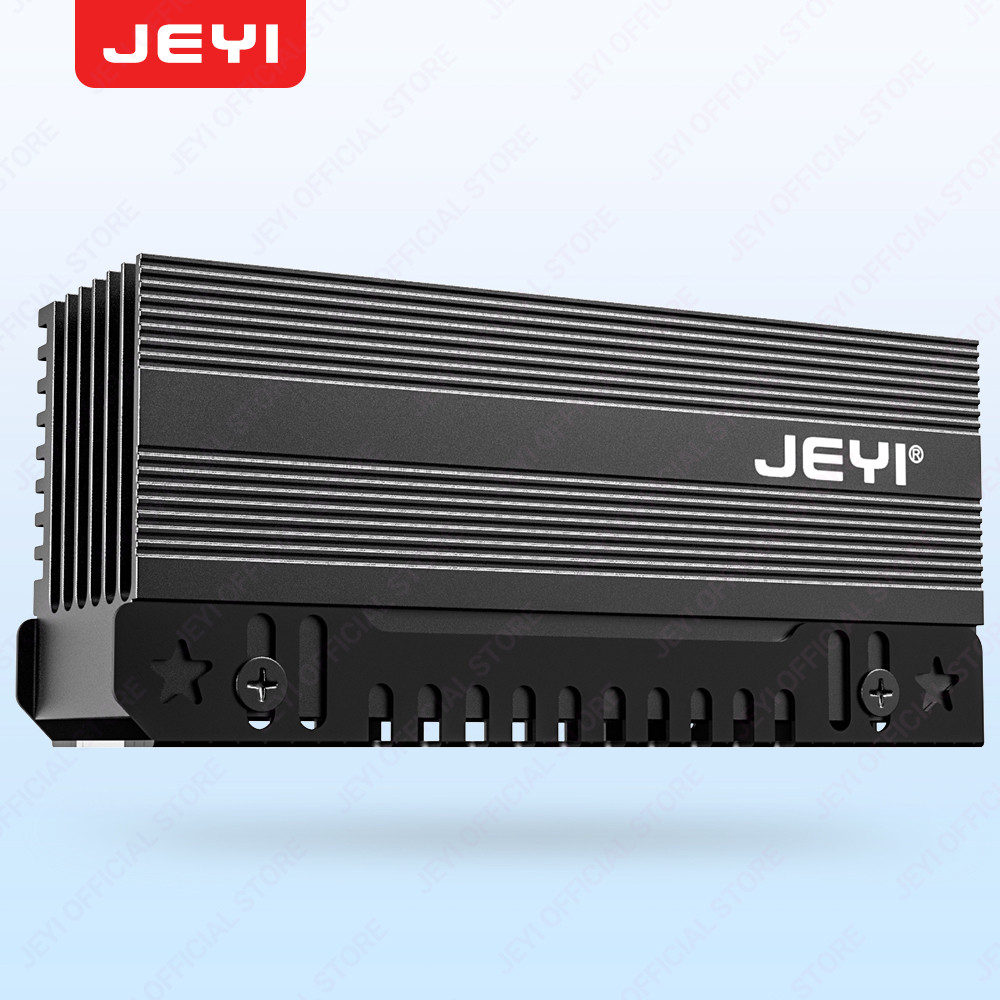 JEYI M.2 2280 SSD ฮีทซิงค์, NVMe NGFF Heavy Duty Full Aluminium Convective Heat Sink, Passive Cooler