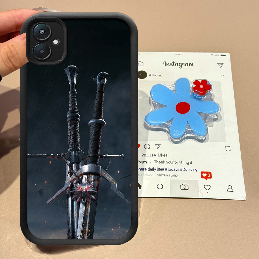 DE-35 W-witcher ปลอก Handphone สําหรับ Xiaomi Redmi 9C 9T K60 A1 NFC 9A 8 A2 13C 6A Ultra