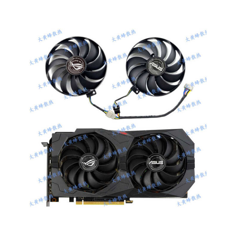 ASUS/ASUS GTX1650 1650S 1660S ROG Raptor พัดลมกราฟิก PLD10010S12HH