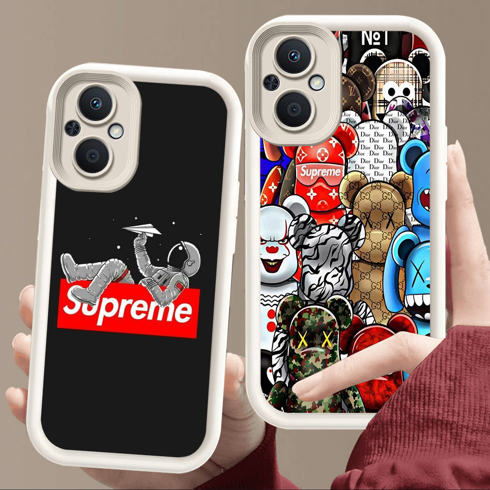 เคสสําหรับ OPPO Reno 7Z Find X5 8 7 8Z Lite 5G Soft White E107 SUP