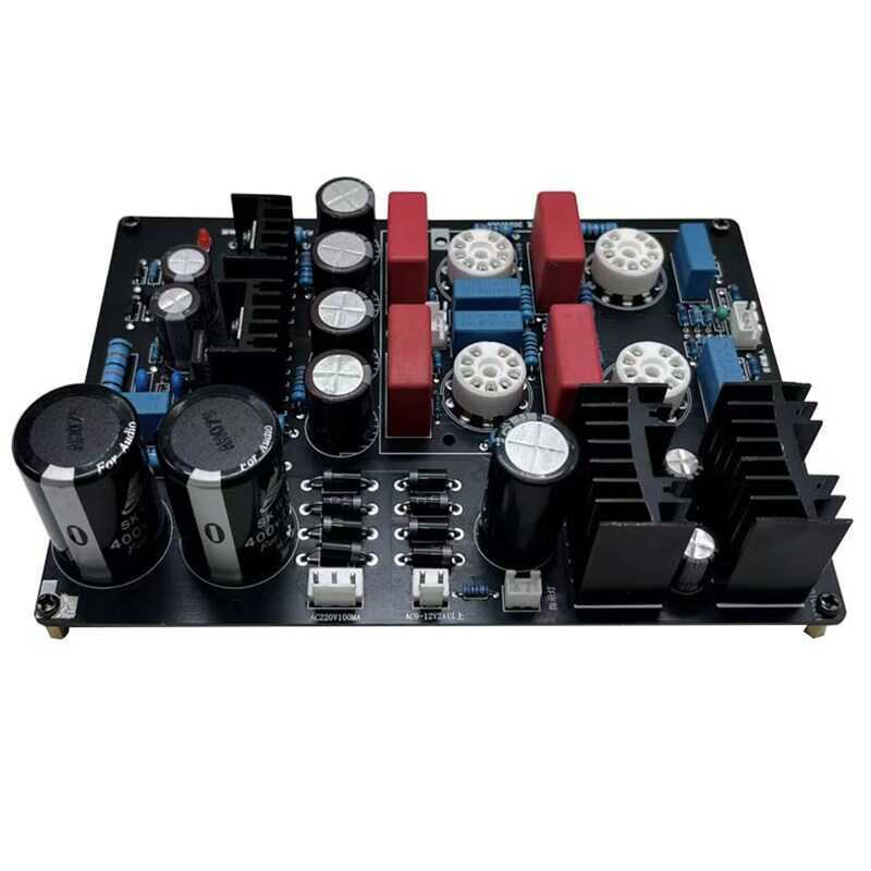 12AX7 Bile Preamp เวอร์ชันปรับปรุง Tube Preamp Cushioning Bile Machine Preamp W Amplifier สําเร็จรูป