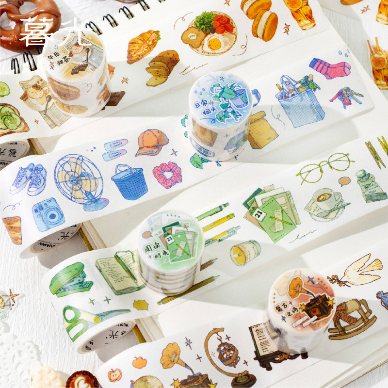 1 ชิ้น DIY ตกแต่งเทปกาวชีวิตญี่ปุ่น Sketch Washi เทป Masking Tapes สติกเกอร์เครื่องเขียน