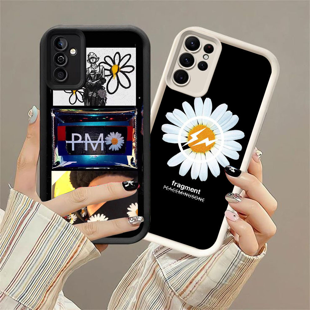 CK-91 เบญจมาศขนาดเล็กปลอกกันกระแทกสําหรับ Samsung A55 A54 M15 S25 S24 S21 FE Ultra