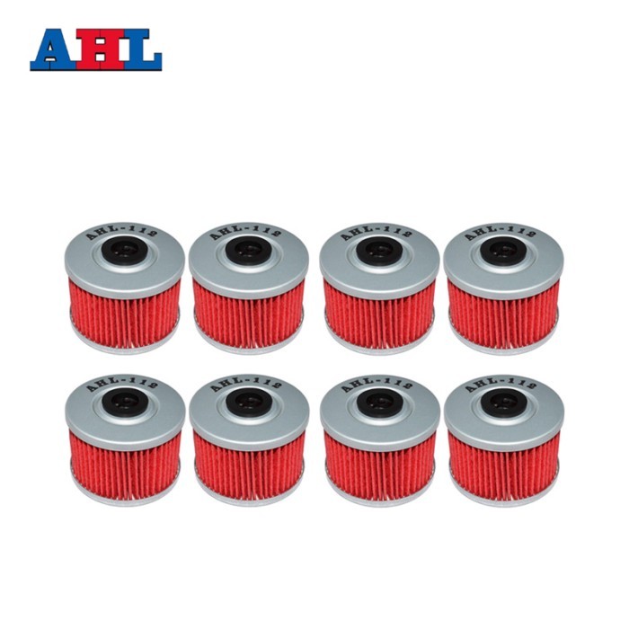 8Pcs Motorcycle Parts Oil Filter For HONDA NX650 DOMINATOR 650 NX650DOMINATOR 650 NX 650 DOMINATOR