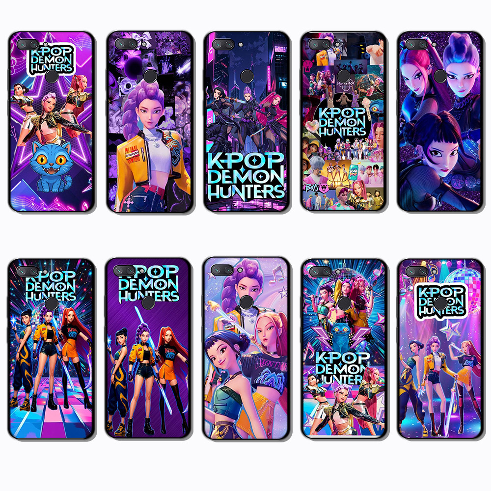 Xiaomi Mi 8 Lite A1 5X KPop Demon Hunters เคสโทรศัพท์สีดําแบบนุ่มแฟชั่น
