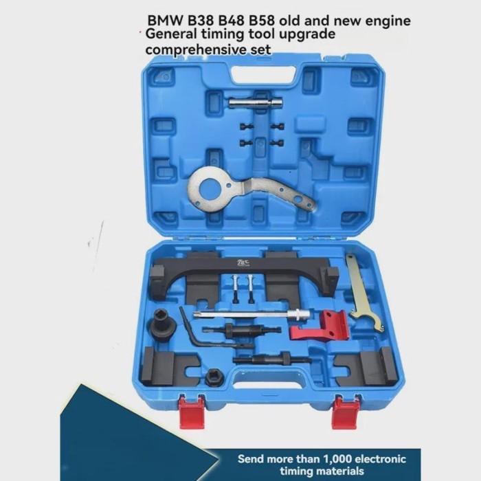 Engine timing special tools, timing tools for the new 5 Series 2.0T B58 and 3.0T engines.