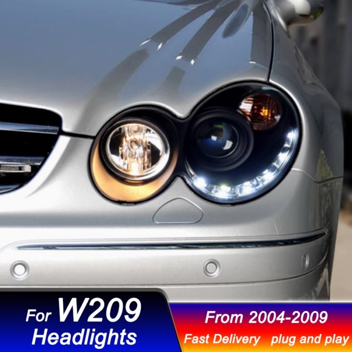 Car Headlights For Mercedes Benz CLK W209 2004-2009 CLK200 CLK230 CLK280 CL320 CLK350 New Design he