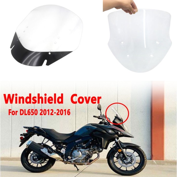 DL650 DL1000 Motorcycle Windscreen Windshield High Quality For Suzuki Vstrom V-strom DL 650 DL-1000