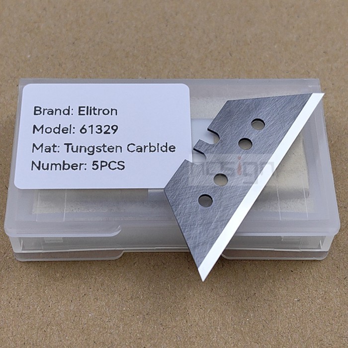 Elitron 61329 Knife Blades V-Cut Tool Martor Trapezoid Blade Kongsberg BLD-TZ129 Zund Z73