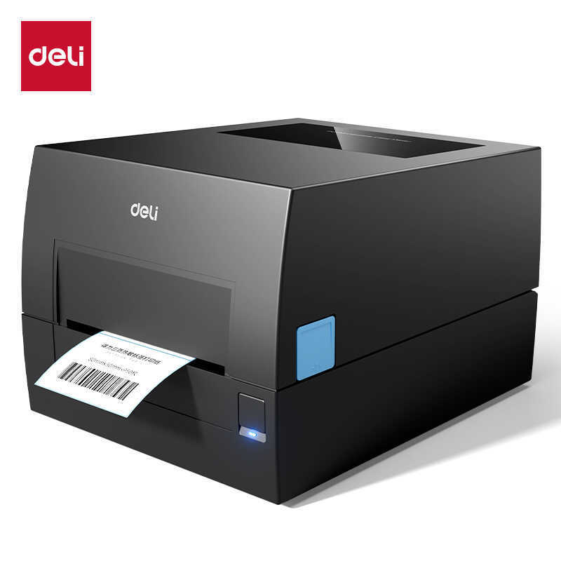 Deli GE550 GE550TW Thermal Transfer Thermal Sensitive Barcode Self-กาว 3dpi HD เครื่องพิมพ์ฉลาก